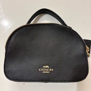 NWOT Coach Black Leather Handbag